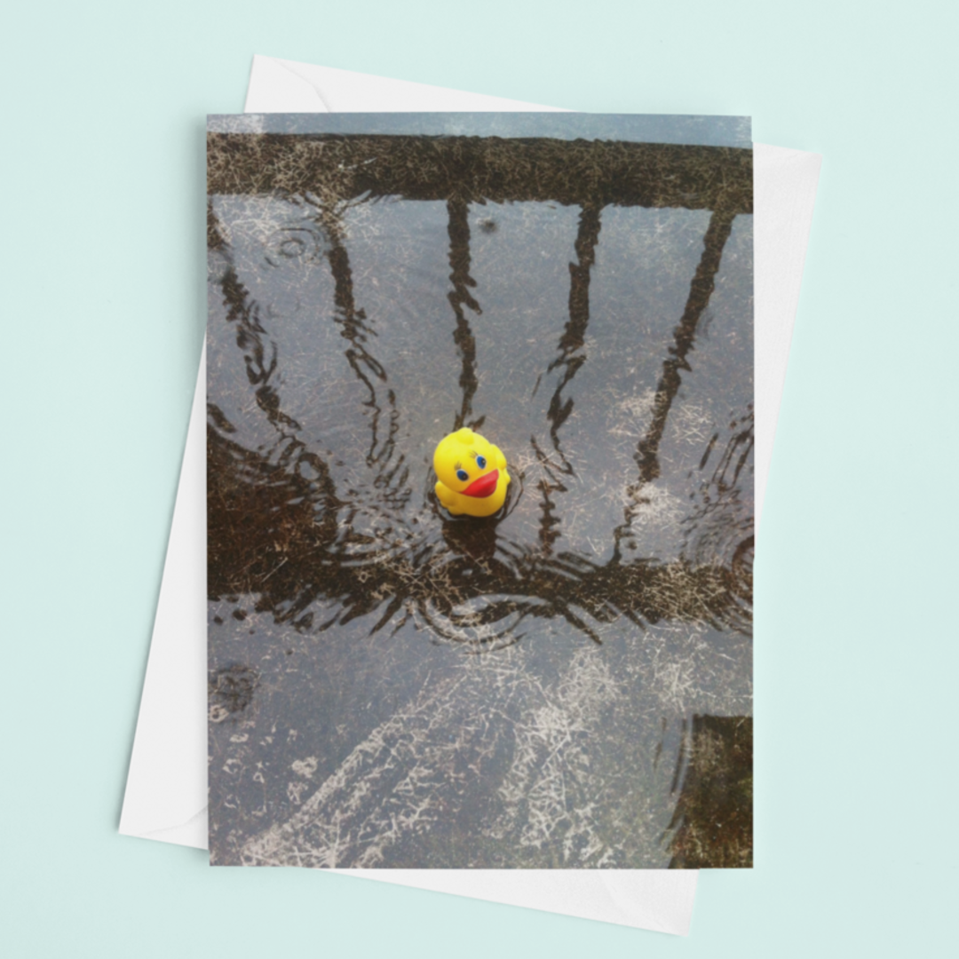 A Rainy Day Notecard