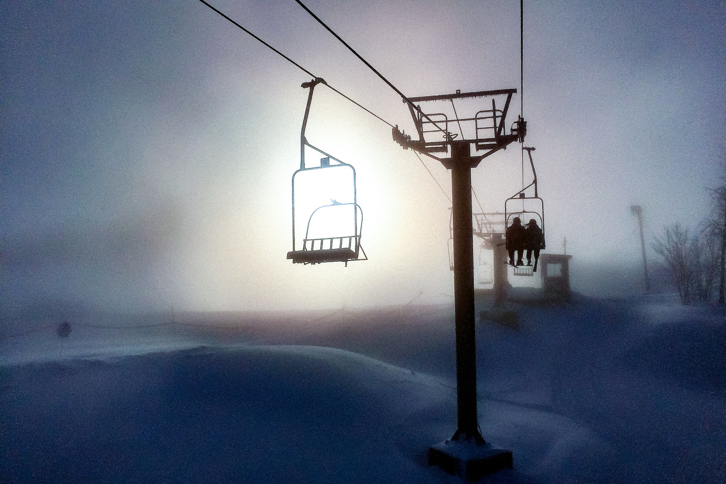 Winter Haze Canvas Print