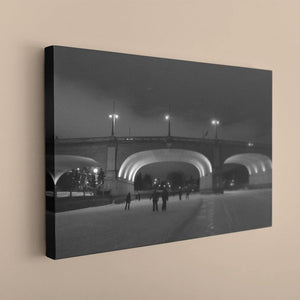 Bank Street Bridge Canvas Print - Image Edges - Andrew Moor Photography