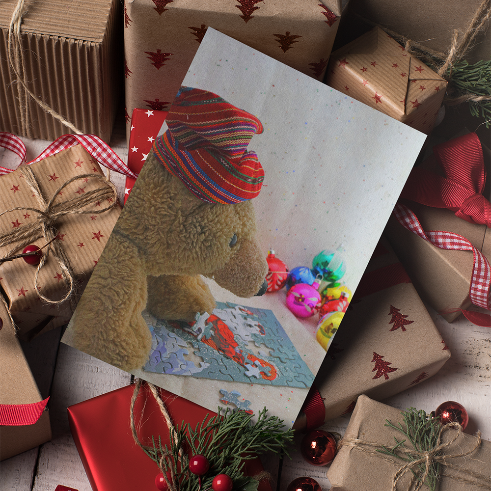 Biff da Bear - Jigsaw Card - Andrew Moor Photography