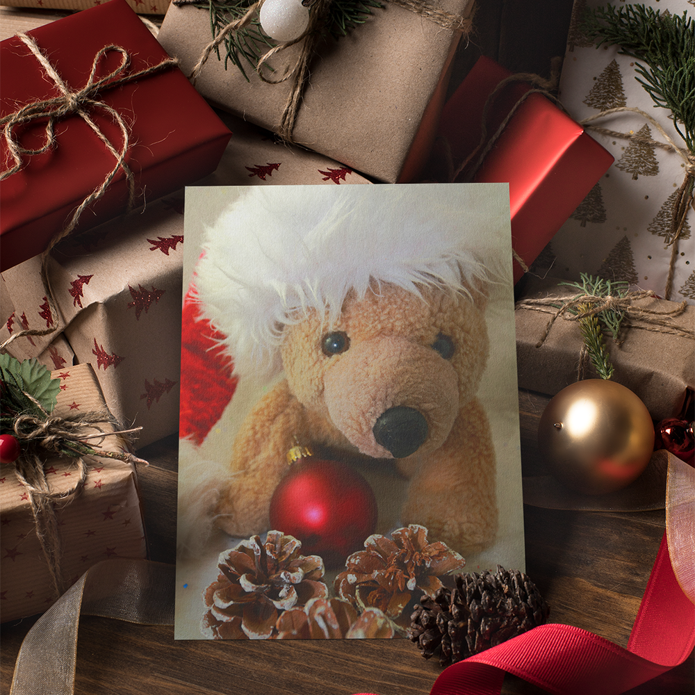 Biff da Bear - Ornament Card - Andrew Moor Photograhpy