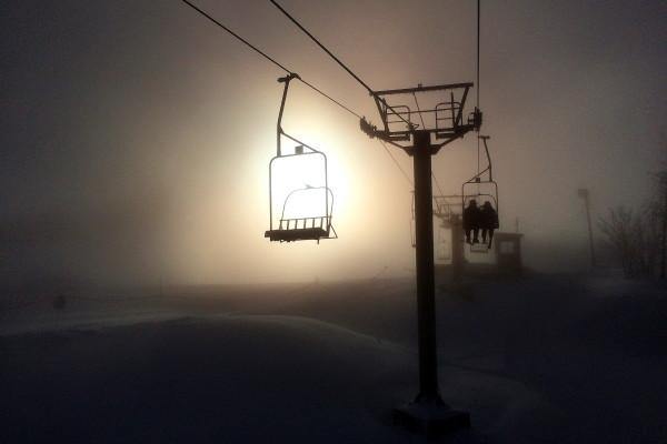 Winter Haze - Mont Cascades - Andrew Moor Photography