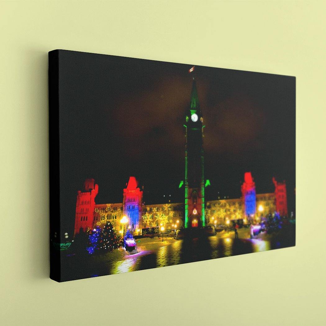 Christmas at Parliament - Black Edges - Andrew Moor Photography