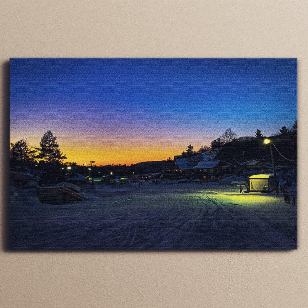Last Run Canvas Square - Andrew Moor Photography