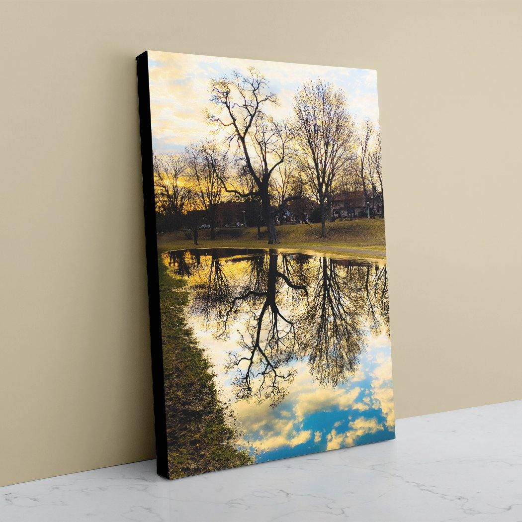 Morning Reflection - Black Edges - Andrew Moor Photography