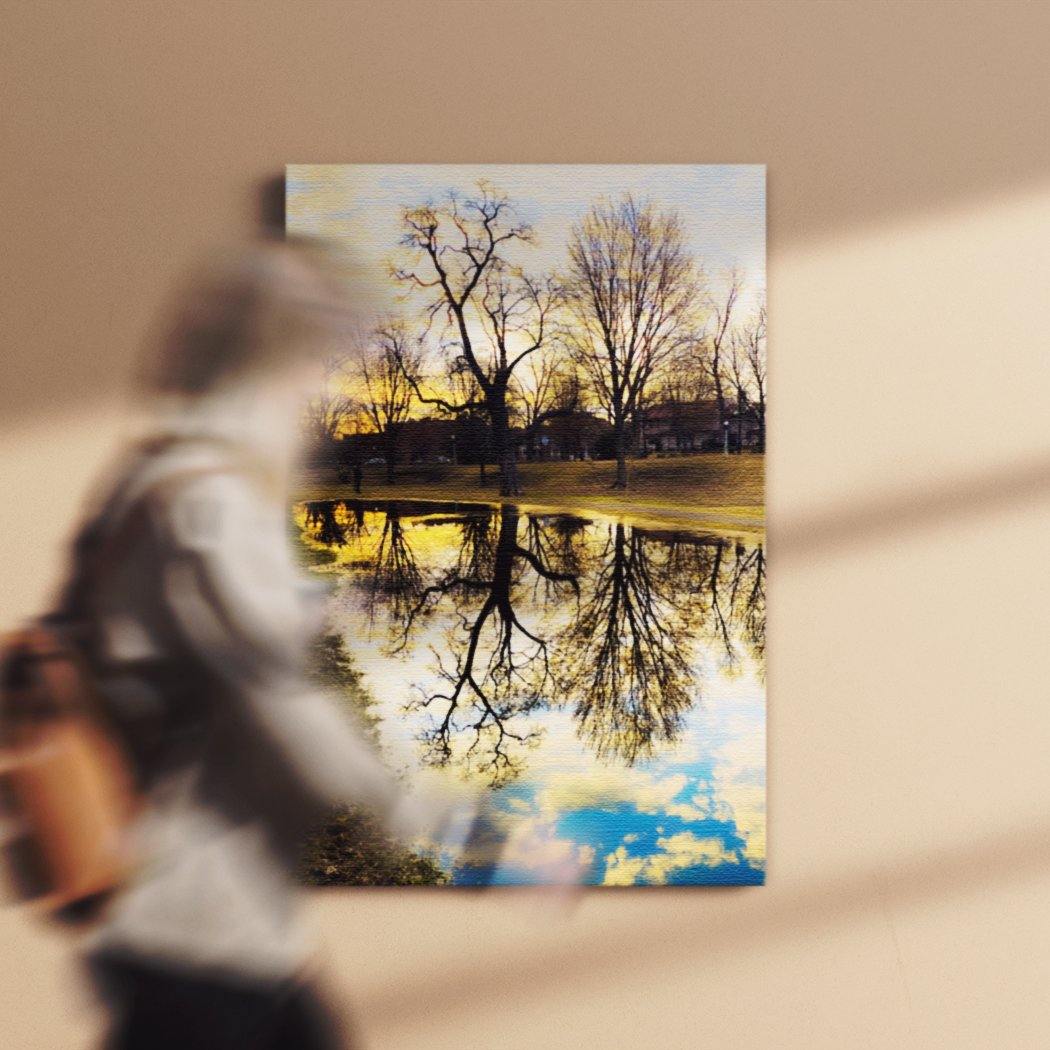 Morning Reflection - Canvas Square - Andrew Moor Photography