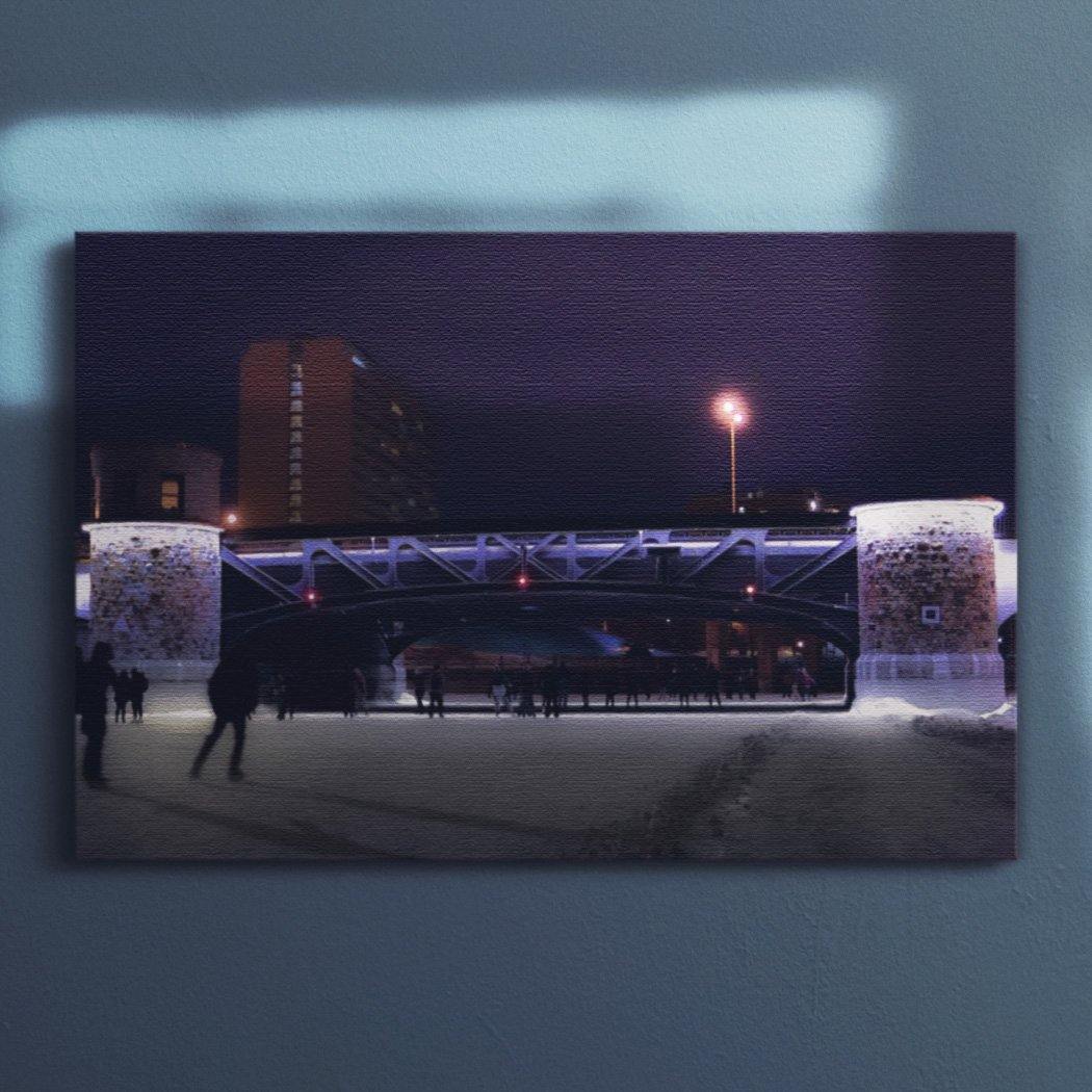 Pretoria Bridge - Winter Canvas Square - Andrew Moor Photography