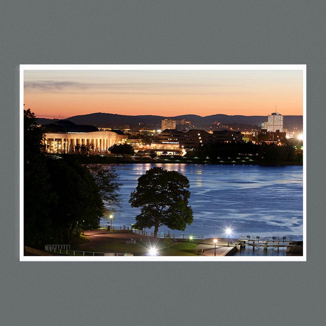 Twilight - Ottawa River 9x6 Photographic Print Square - Andrew Moor Photography