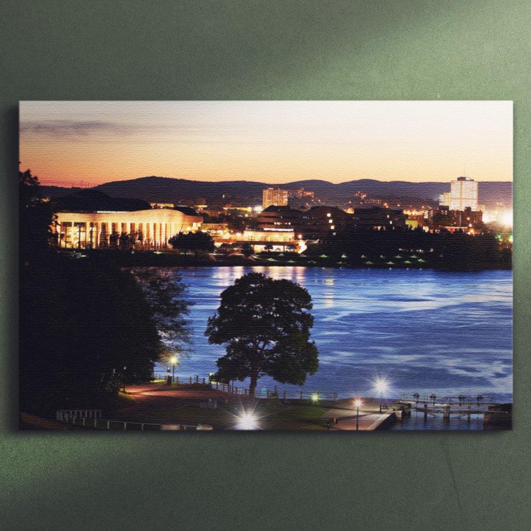 Twilight - Ottawa River - Canvas Square - Andrew Moor Photography