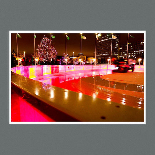 Zamboni Tracks 9x6 Photographic Print Square - Andrew Moor Photography