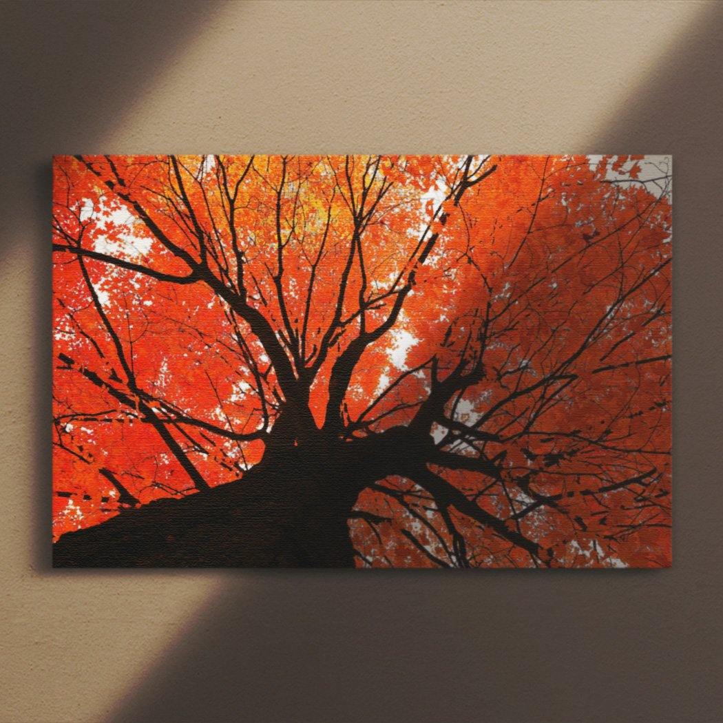 Autumn Maple Canvas Square - Andrew Moor Photography