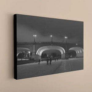 Bank Street Bridge Canvas Print - Black Edges - Andrew Moor Photography