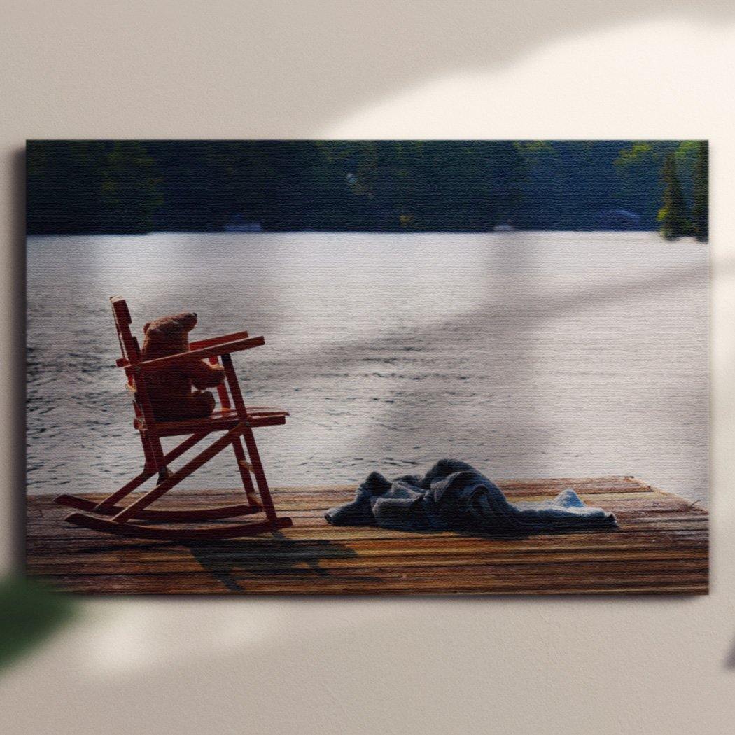 Bear on Vacation - Canvas Square - Andrew Moor Photography