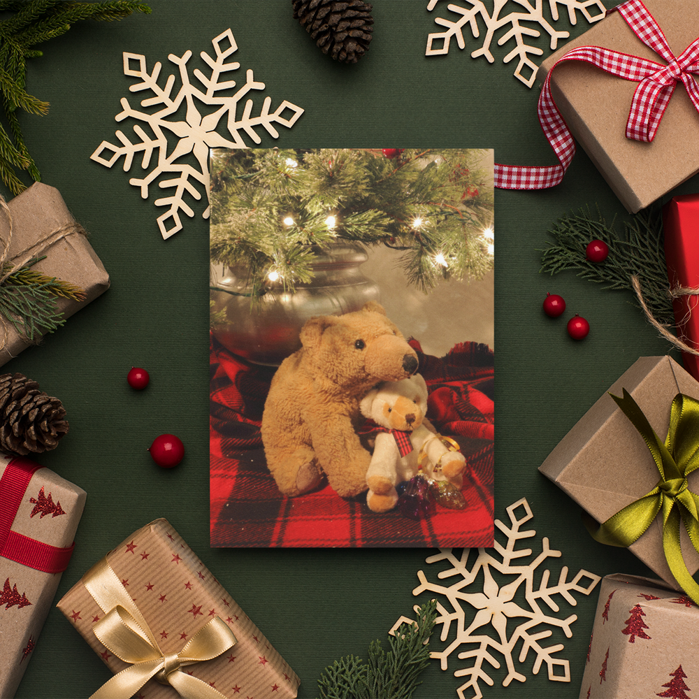 Biff and Barry - Christmas Tree Card - Andrew Moor Photography