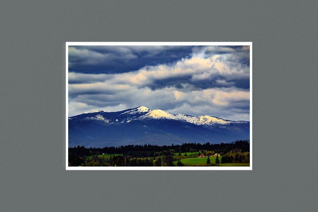 Cascades Mountains 9x6 Photographic Print Square - Andrew Moor Photography