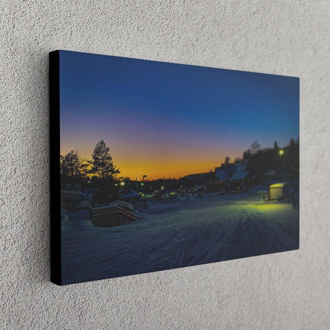 Last Run Canvas - Black Edges - Andrew Moor Photography
