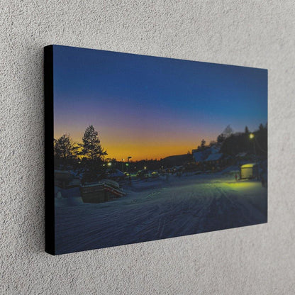 Last Run Canvas - Black Edges - Andrew Moor Photography