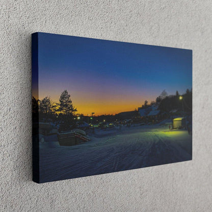 Last Run Canvas - Image Edges - Andrew Moor Photography