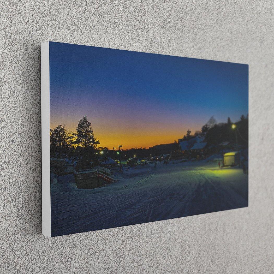 Last Run Canvas - White Edges - Andrew Moor Photography