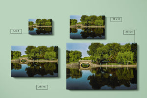 Paterson Creek Bridge - Canvas Print size comparison - Andrew Moor Photography