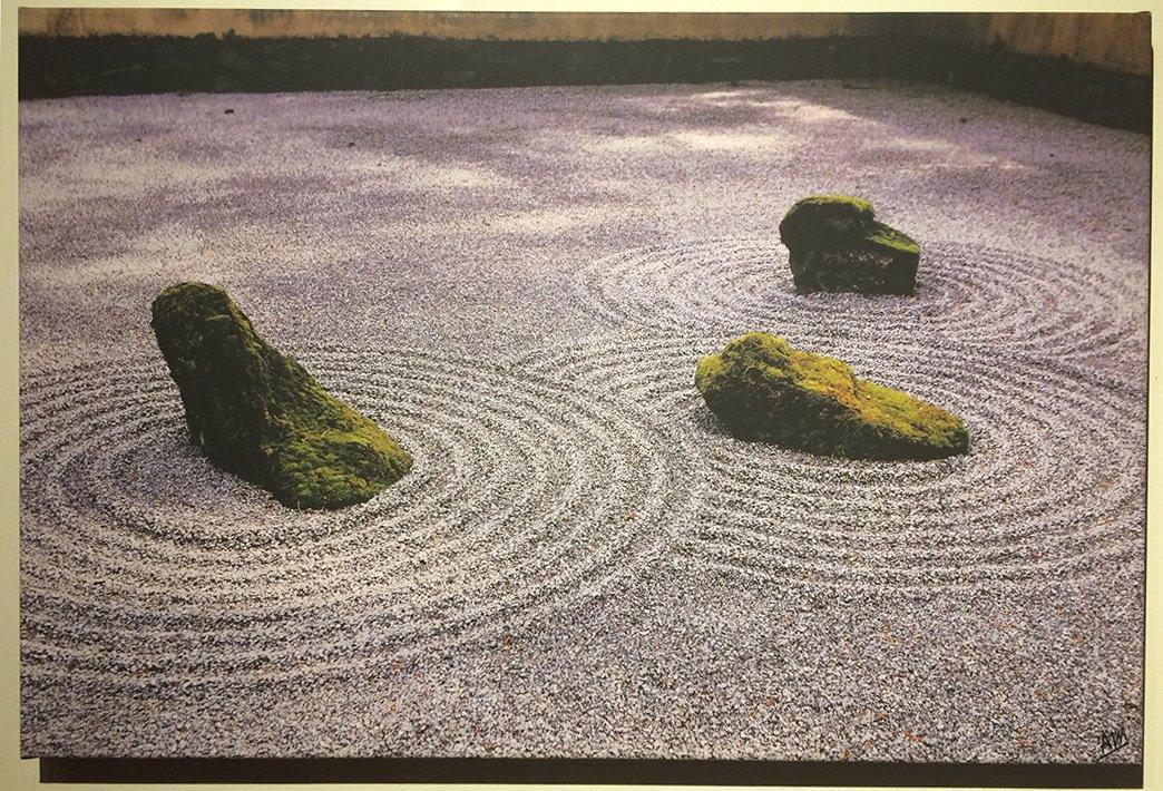 Ripples in a gravel pond - signed - Andrew Moor Photography